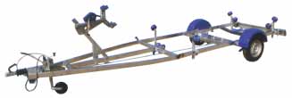 Fogelsta bromsad b&aring;ttrailer modell 1006